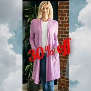 *Today only priced firm* New ladies orchid purple cardigan